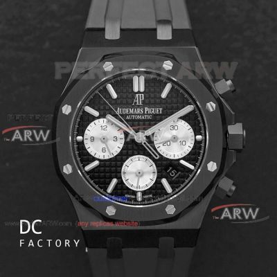 Perfect Replica Swiss Audemars Piguet Royal Oak Chronograph Watch 41mm - All Black For Men 